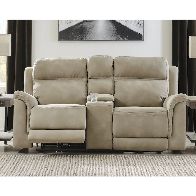 Signature Design by Ashley Next-Gen DuraPella Power Reclining Loveseat with Console