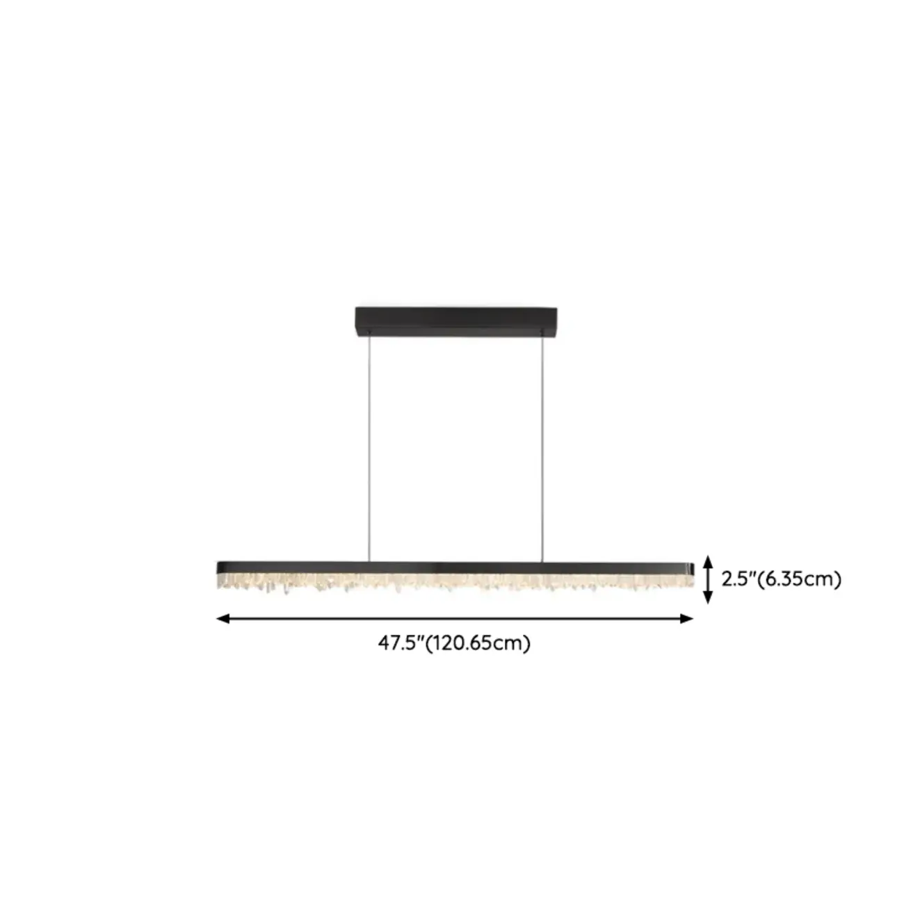 Modern Crystal Kitchen Island Pendant Light Dimmable LED