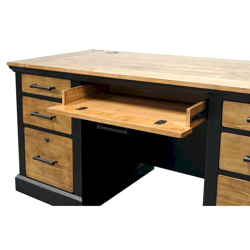 Executive Desk, Writing Table, Office Desk, Black