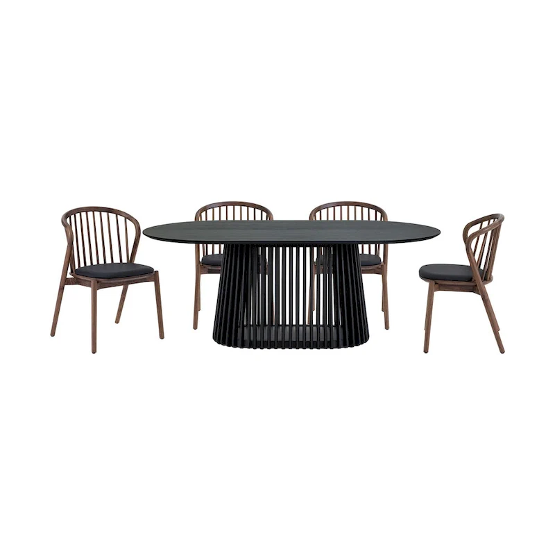 5 Piece Oval Dining Set