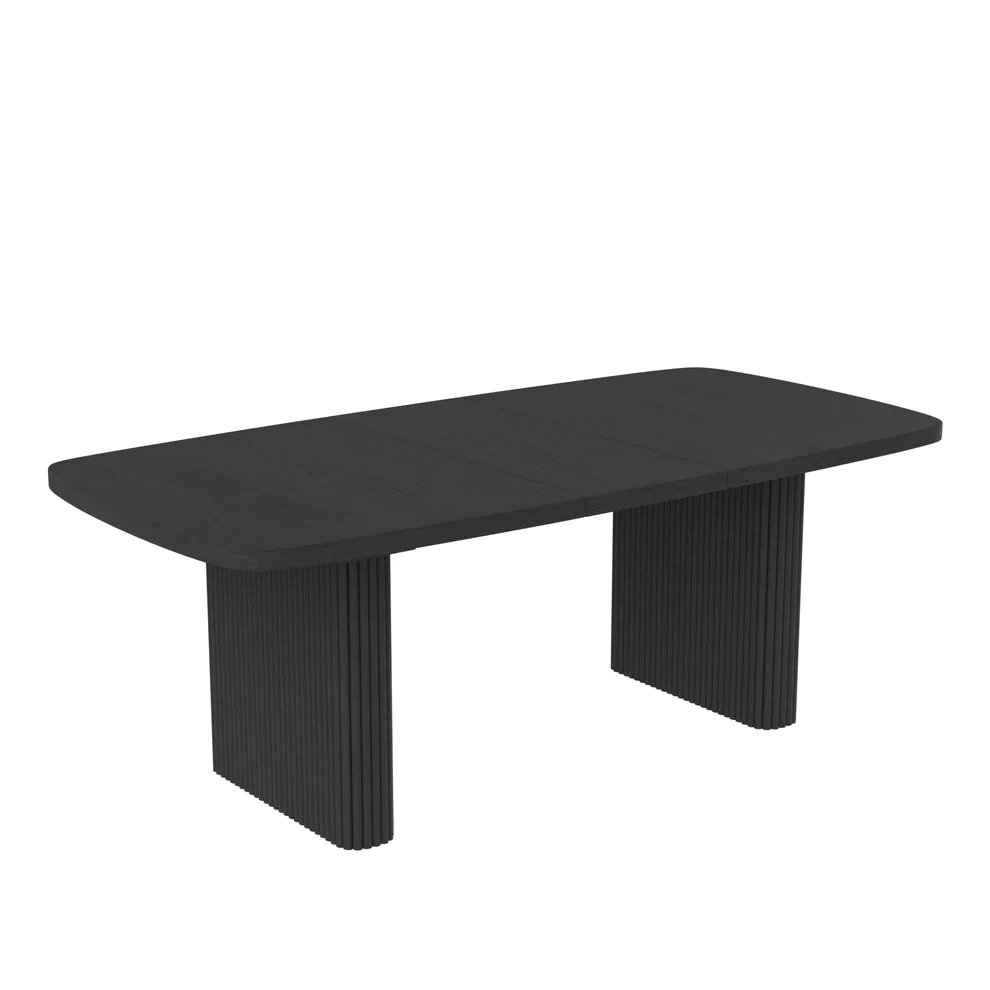 Carrie Black Extension Dining Table