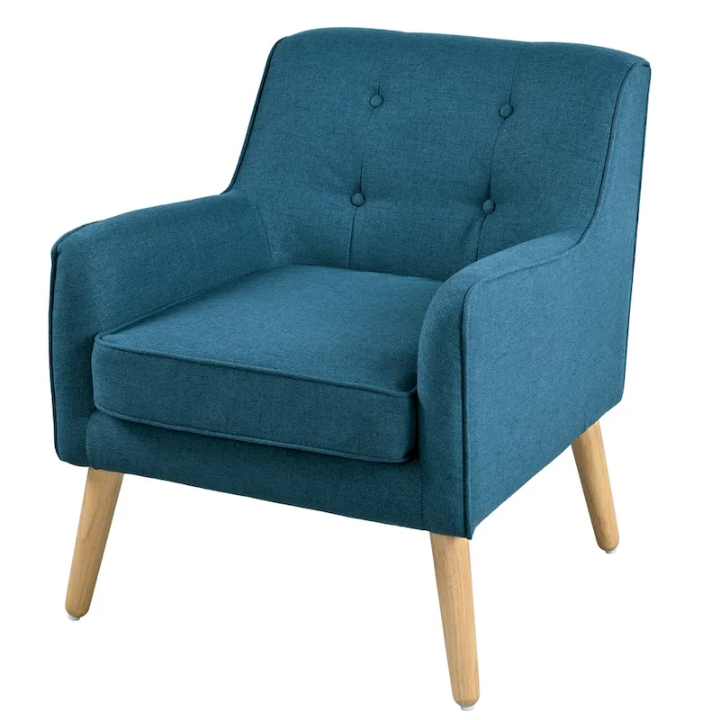 Felicity Mid-century Modern Tufted Armchair by Christopher Knight Home