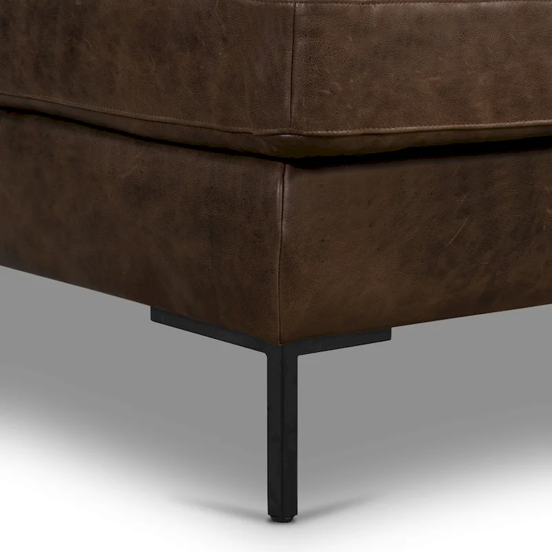 Poly & Bark Calle 114 Right-Facing Sectional - Full Grain Genuine Italian Leather