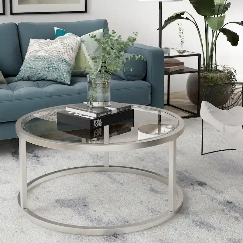Round Metal Coffee Table