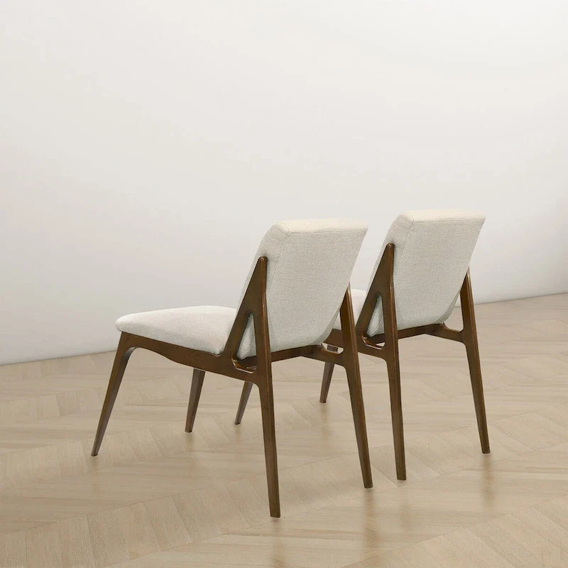 Luxury Modern Solid Wood Dining Chair (Set of 2)
