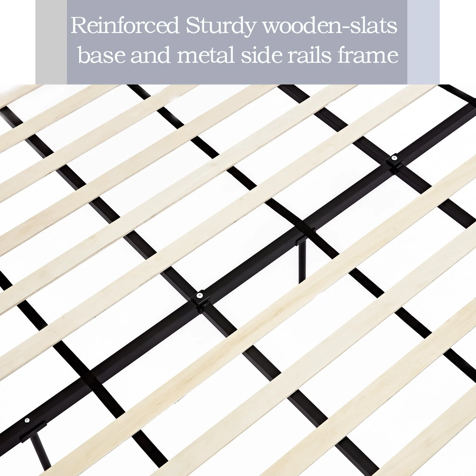 Walker Edison | Harper Tall 54 Headboard Upholstered Queen Bed