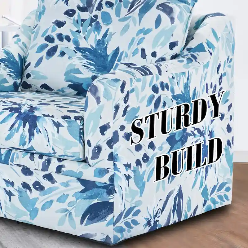 New Classic Furniture Anatasia Pillow Back Swivel Chair, Made in USA