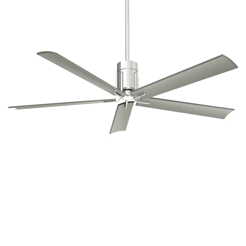 Minka Aire Clean Polished Nickel 5 Blade 60 Inch LED Celing Fan