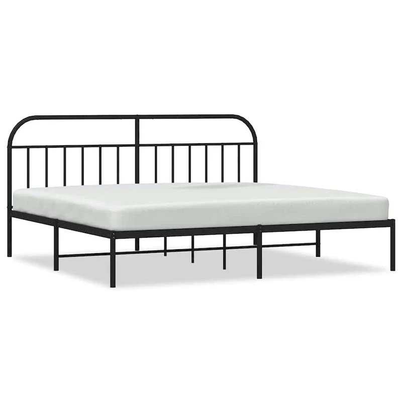vidaXL 12 Inches Metal Bed Frame No Mattress