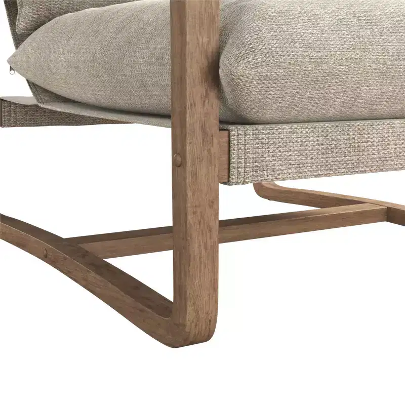 RealRooms Mika Upholstered Sling Accent Chair