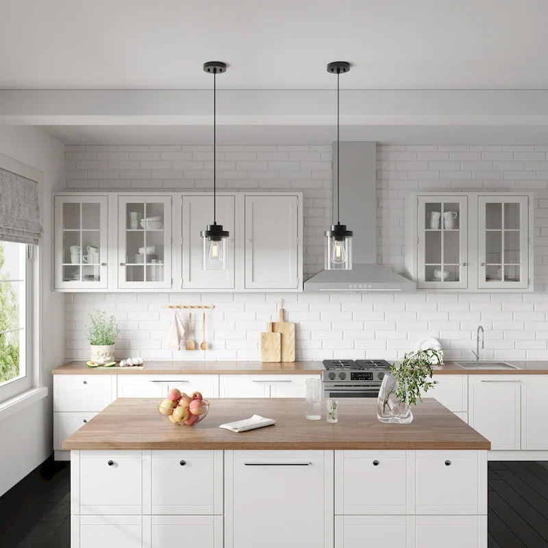 CO-Z 1 Light Pendant Light Fixture Set of 2 - N/A