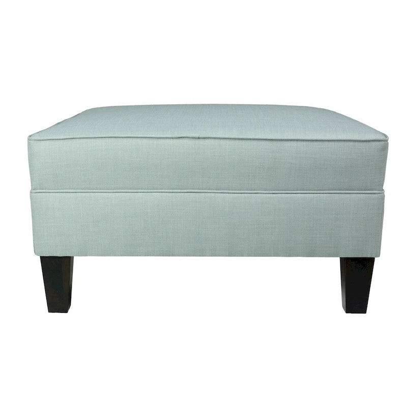 MJL Furniture Madison Squared Upholstered Welted Oversized Ottoman