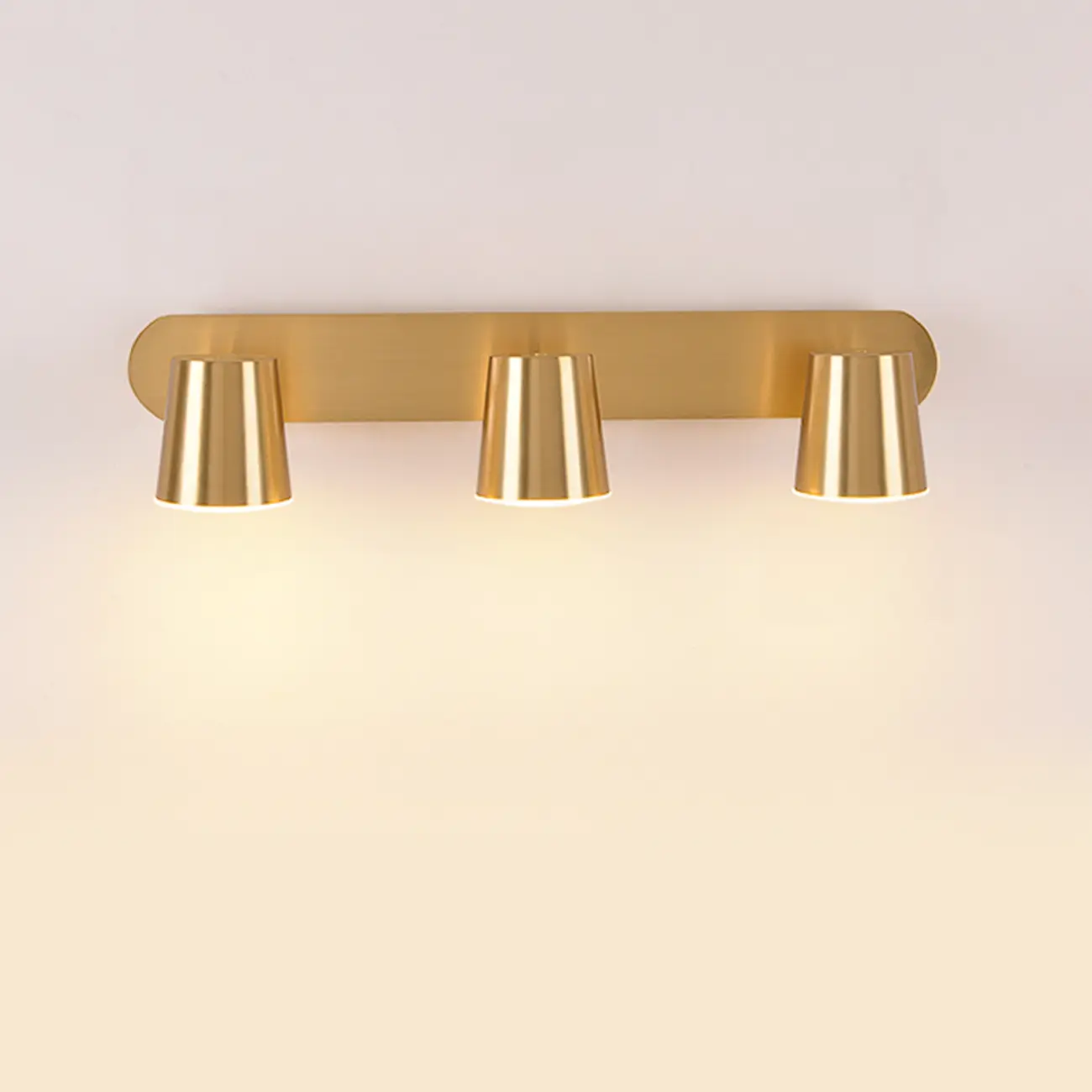 Bathroom Modern Vanity Light with Metal Lampshade