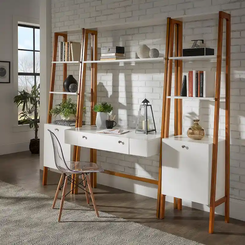 Lyvia 46 Wide Leaning/Ladder Desk by iNSPIRE Q Modern
