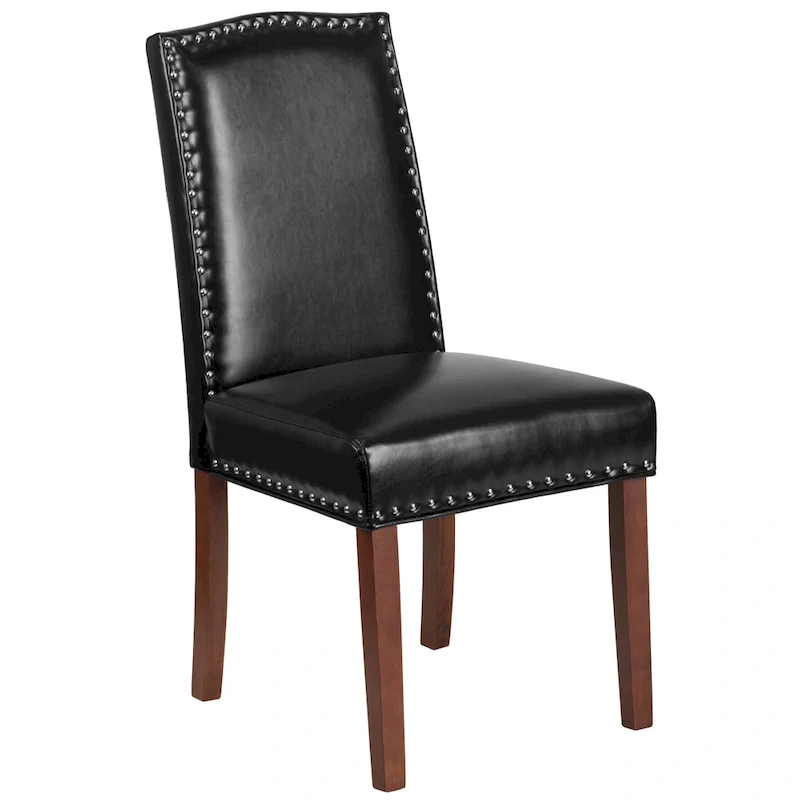 Parsons Chair with Silver Nailhead Trim (Set of 2)