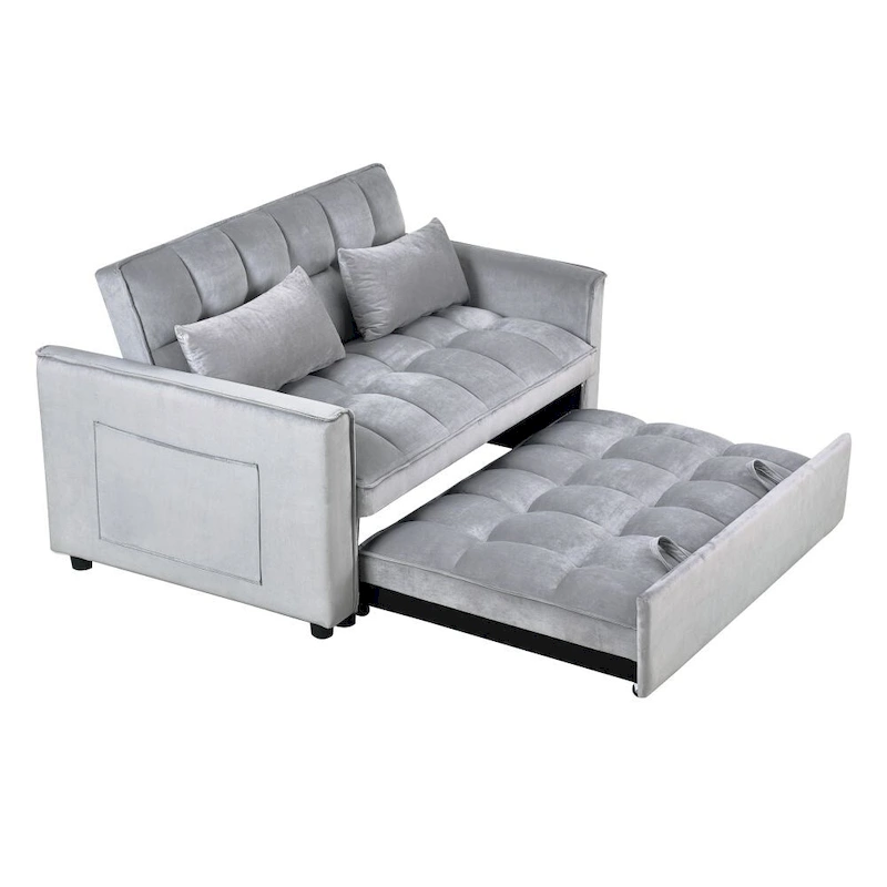 Convertible Sleeper Sofa Bed, Modern Pull Out Couch Bed