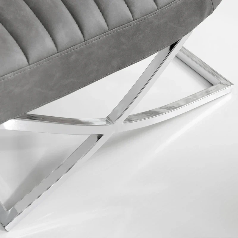 Art Leon Retro Armless Leather Chair