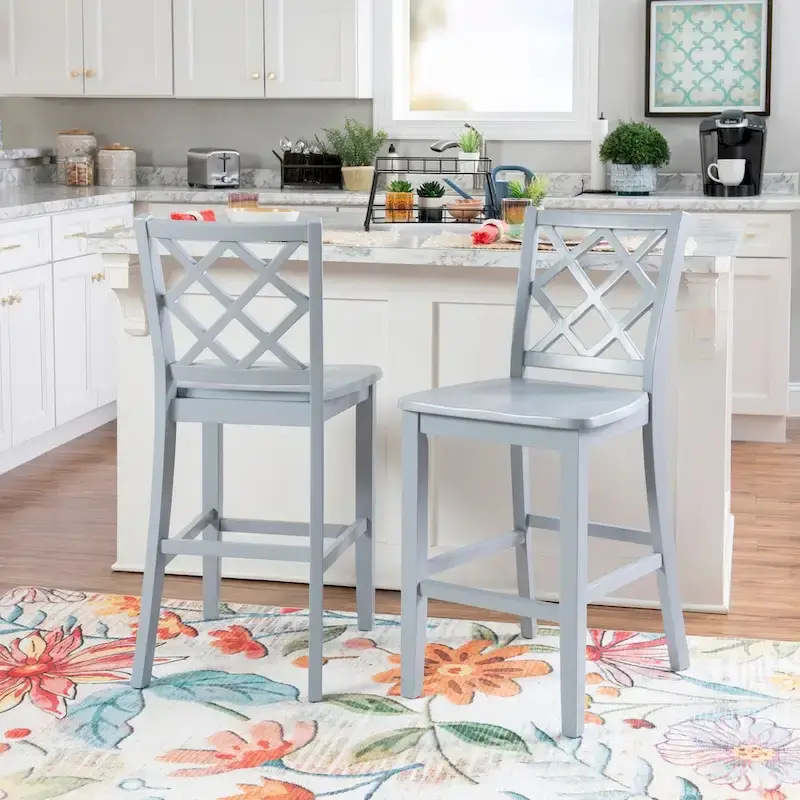 Catron Counter Height Solid Wood Dining Bar Stool