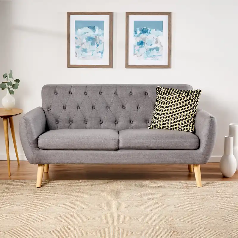 Bernice Mid-century Modern Petite Sofa by Christopher Knight Home