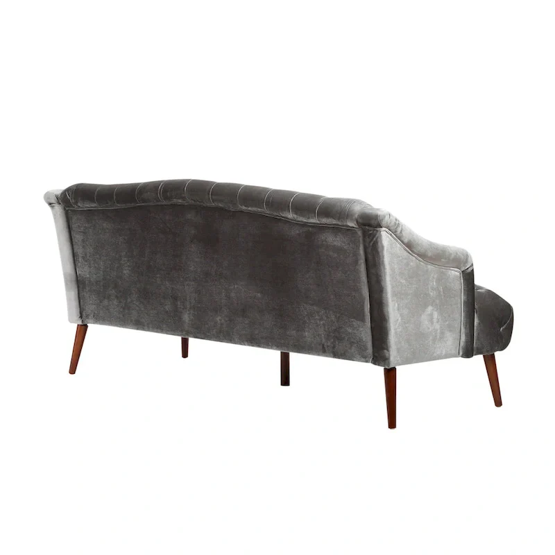 Adelia Modern Glam Tufted Velvet Sofa by Christopher Knight Home