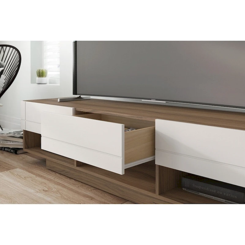 Nexera Rustik 72-inch 3-Drawer TV Stand