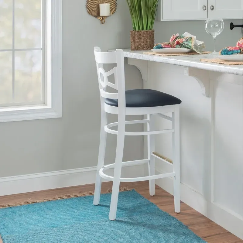 Talyn White Barstool (Set of 2)