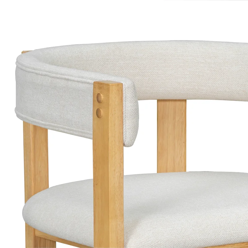 Christopher Knight Home - Bennett Elegant Barrel-Back Dining Armchair Set of 2