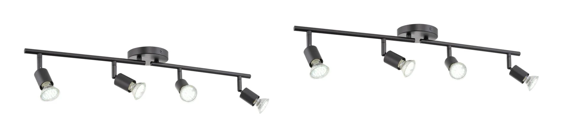 Langford 27 Modern 4-Light Directional Track Wall / Ceiling Light