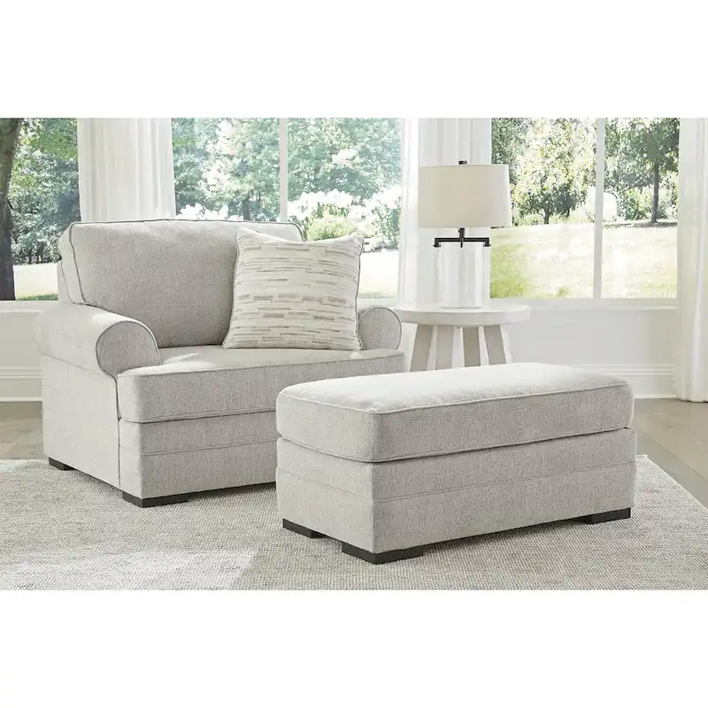 Signature Design by Ashley Eastonbridge Gray Ottoman
