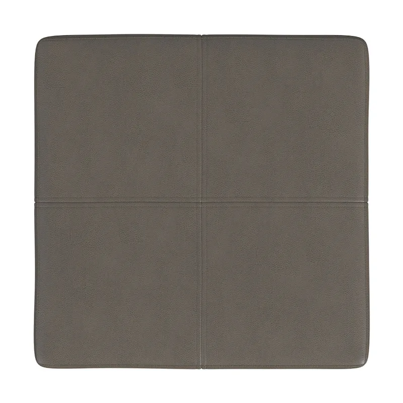 HomePop Square Metal Frame Ottoman