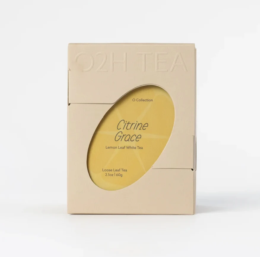 O2H Tea Citrine Grace (Lemon Leaf White Tea) Loose Leaf