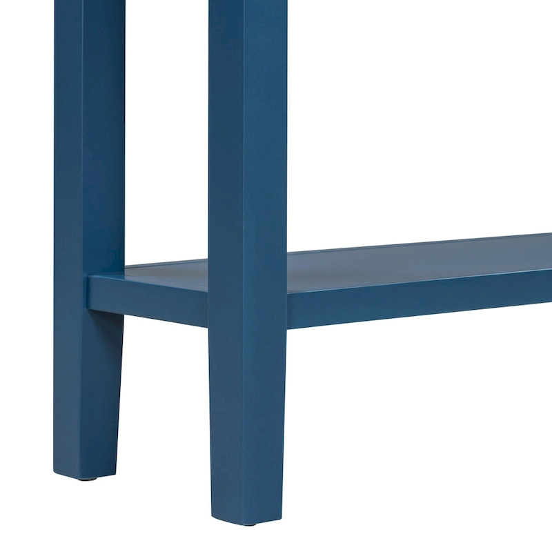 High-Quality Entryway Console Table with 4 Spacious Drawers & 1 Bottom Shelf