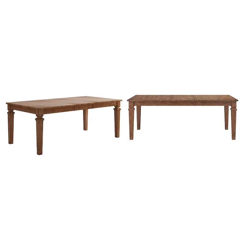 Vikos Solid Wood 64-82 Extendable Dining Table