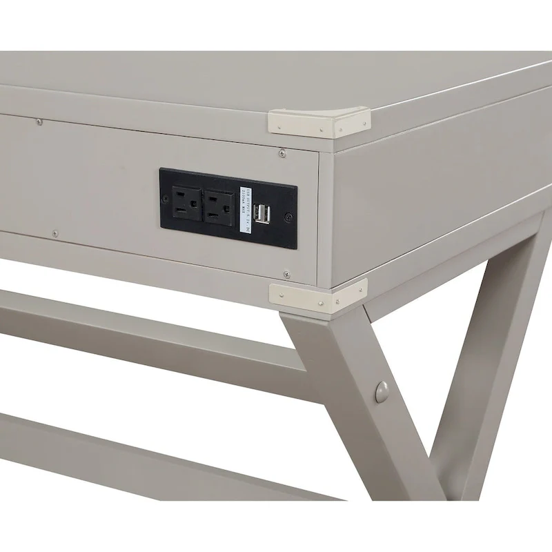 Wellington 46-inch Desk with Power Station