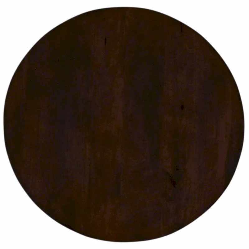 Senna 31 in. Wood Round Pedestal Coffee Table