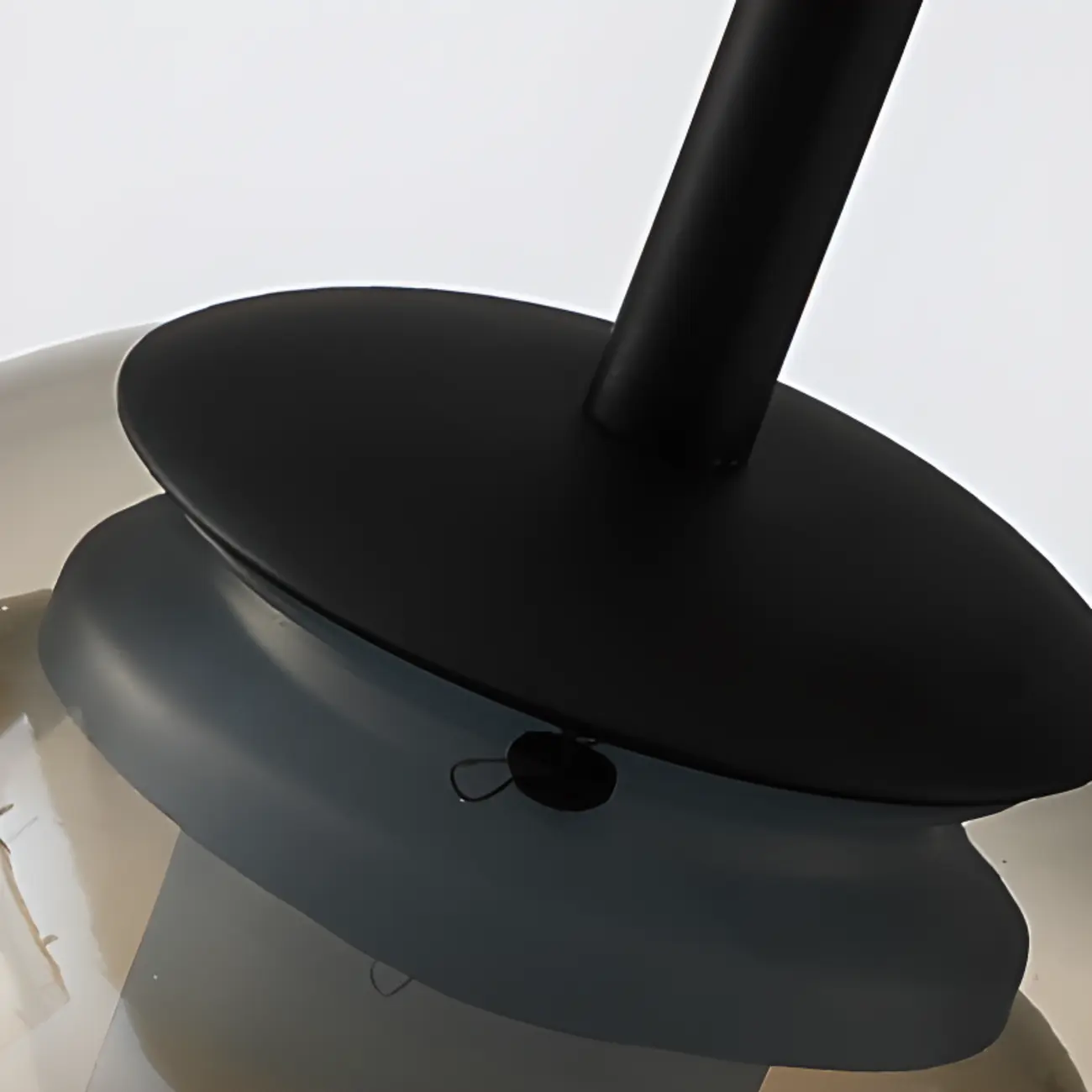 Modern Metal Gray Glass Cylinder Pendant Light