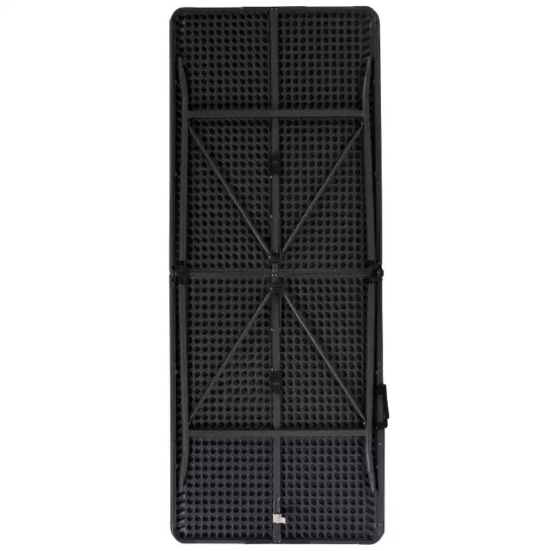 Flash Furniture 6-Foot Bi-Fold Plastic Banquet and Event Folding Table with Carrying Handle