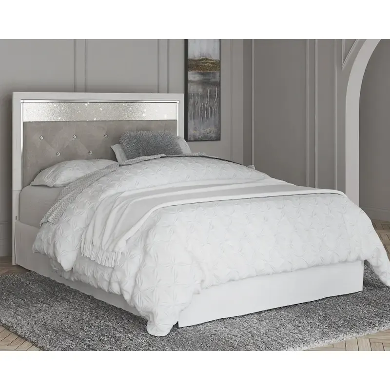 Signature Design by Ashley Altyra White Upholstered Panel Headboard
