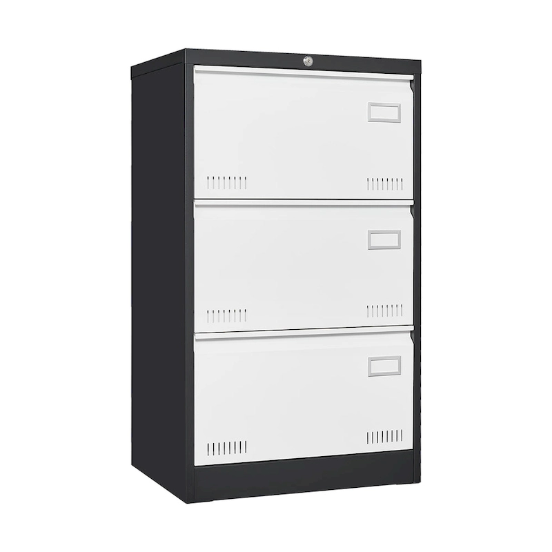 Metal Lateral 3 Drawer File Cabinet with Lock