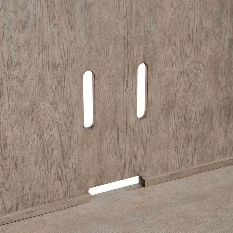 City Scape Burnished Beige Entertainment Center