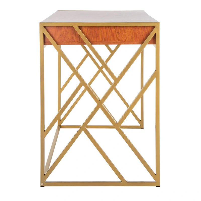 SAFAVIEH Manila Modern Dual-Tone 1-Drawer Desk