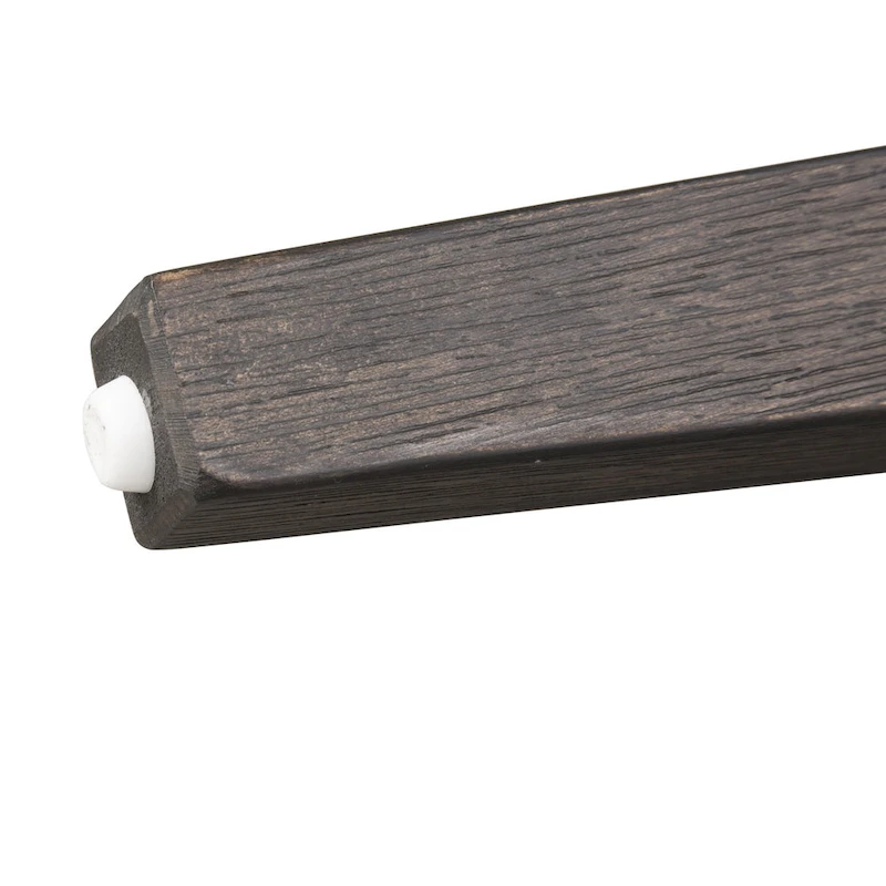 Double Bridge Dark Chestnut 7 Piece Trestle Table Set