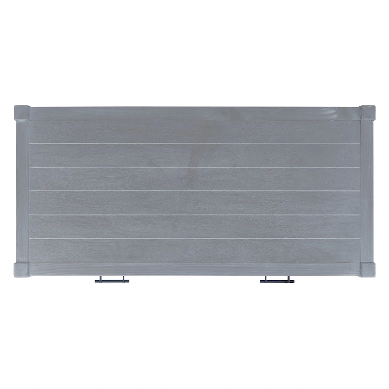 SAFAVIEH Zennure White Washed Grey Writing Desk