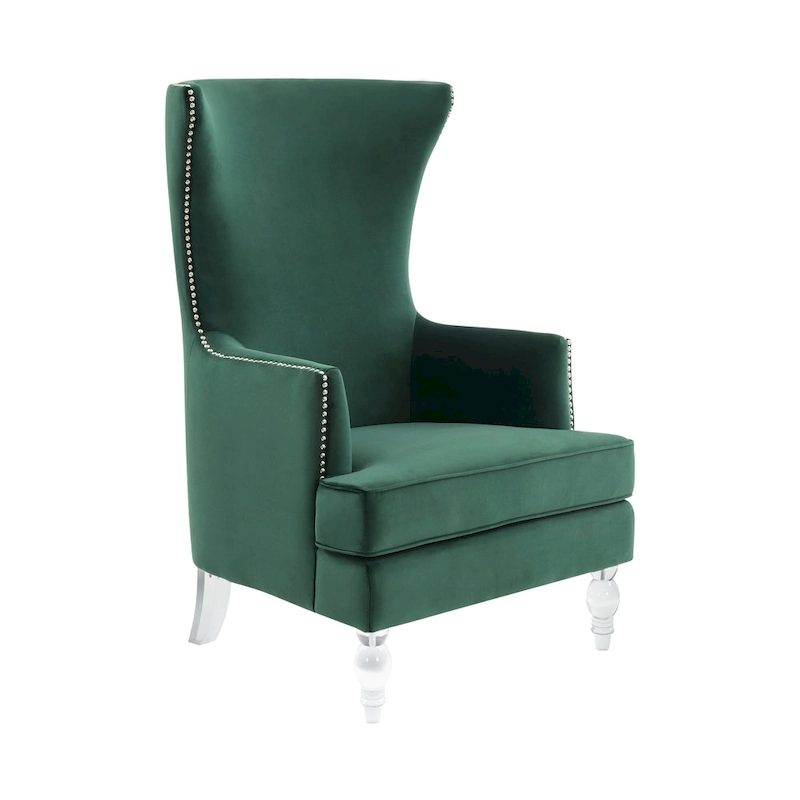 SAFAVIEH Couture Cath Modern Wingback Chair - 29Wx32Dx45H