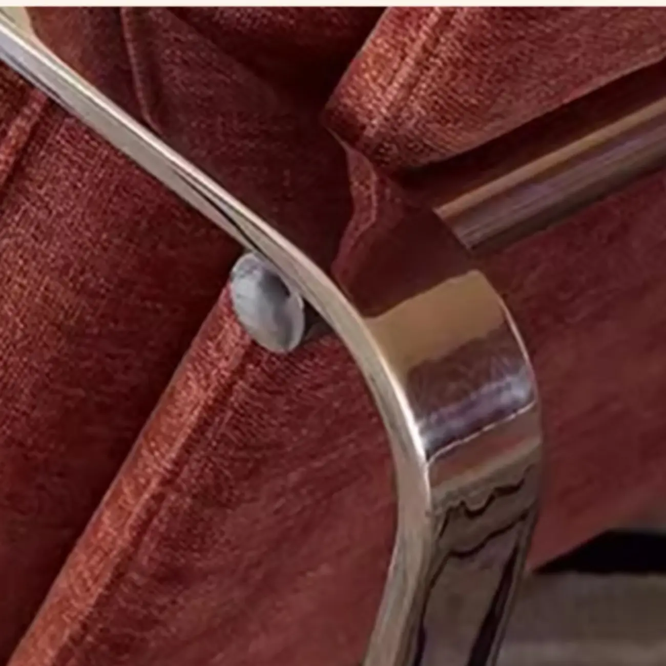 Modern Chenille High-Back Accent Chair With Arms