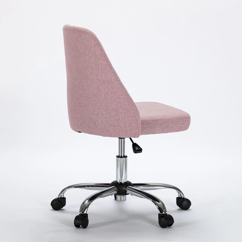 Modern Upholstered Home Office Chair Swivel Arm Desk Chair Task Chair