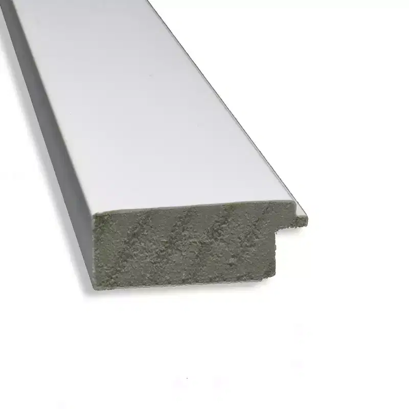 39" x 27" Non-Beveled Cabinet White Narrow Wall Mirror - Amanti Art: Modern Style, Polystyrene Frame, Includes Mount Hardware