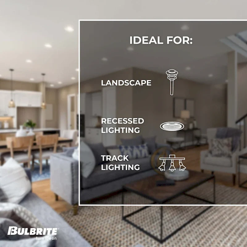 Bulbrite Pack of (4) 7 Watt Dimmable Flood PAR20 Medium (E26) LED Light Bulb - Soft White Light