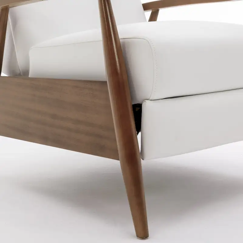 Sienna Upholstered Wood Push Back Recliner by Greyson Living