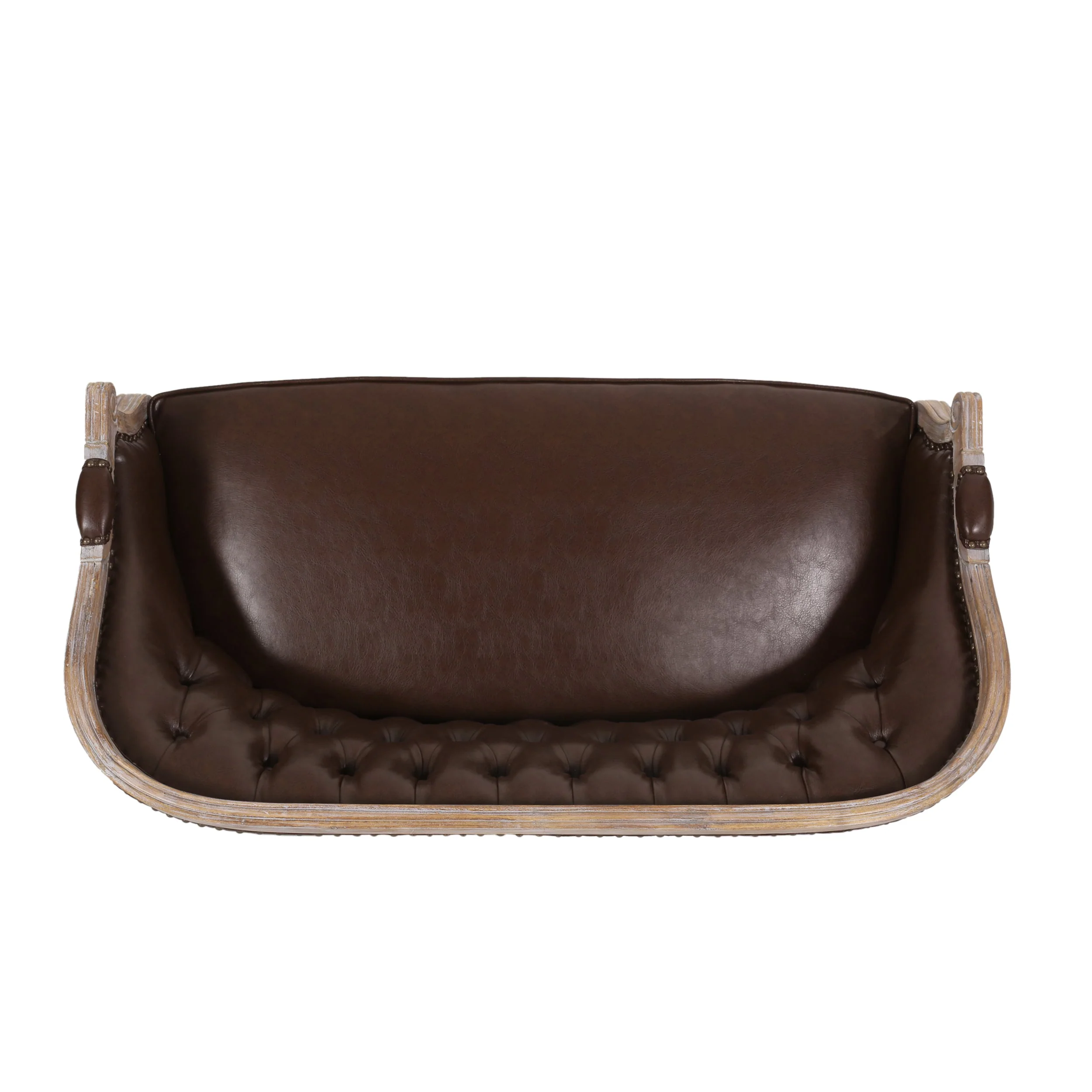 French Country Tufted Loveseat